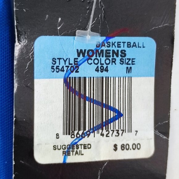 NWT Nike basketball training shirt women's size M blue white mesh on the side - Picture 12 of 14
